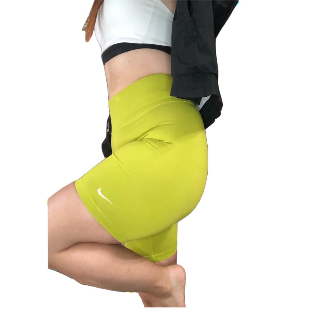 Green Nike Bike Shorts Large